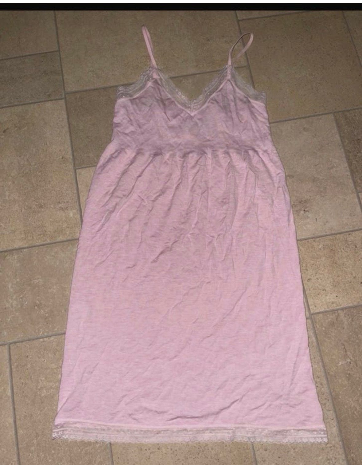 Primark Nachtjurk Roze met Kant - Maat S, Ophalen of Verzenden, Gedragen, Maat 36 (S)