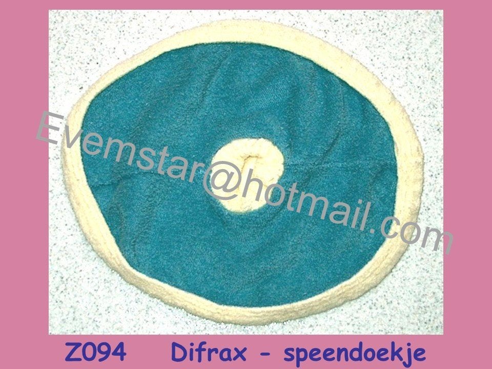 Z094 Difrax knuffeldoekje / speendoekje blauw, Ophalen, Zo goed als nieuw, Overige typen