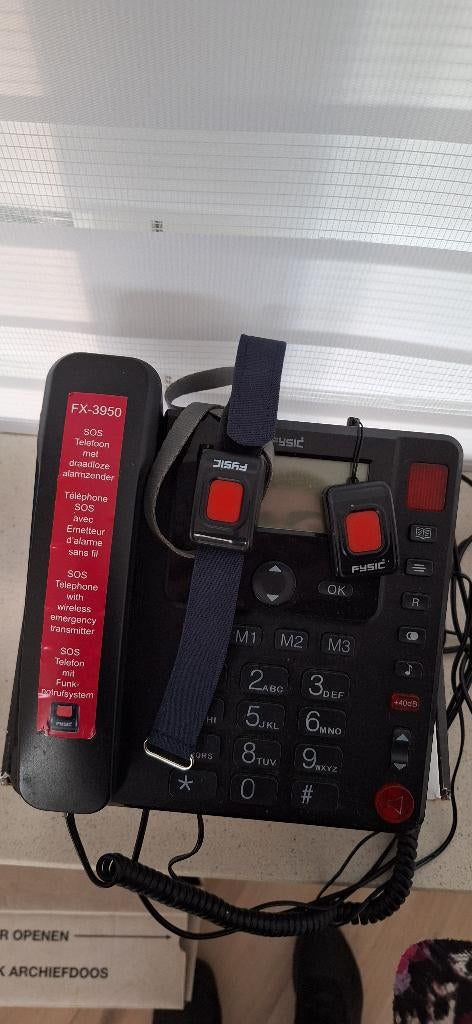 Seniorentelefoon Fysic FX 3950 met SOS knop te koop, Ophalen, Gebruikt, 1 handset