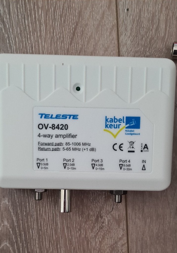 Teleste OV-8420 Antenne COAX Versterker, Ophalen of Verzenden, Zo goed als nieuw