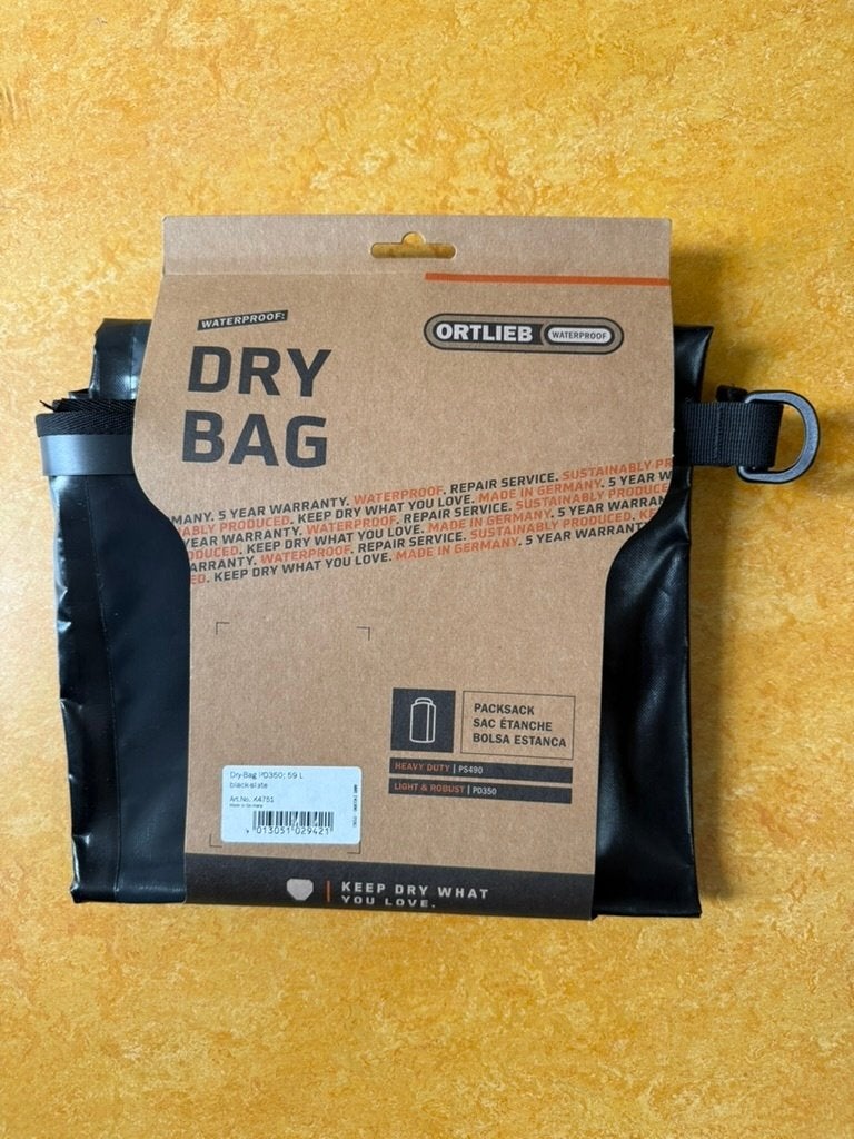 Ortlieb Dry-bag 59 liter PD350 nieuw, Fietsen en Brommers, Fietsaccessoires | Fietstassen, Ophalen of Verzenden, Nieuw, Ortlieb
