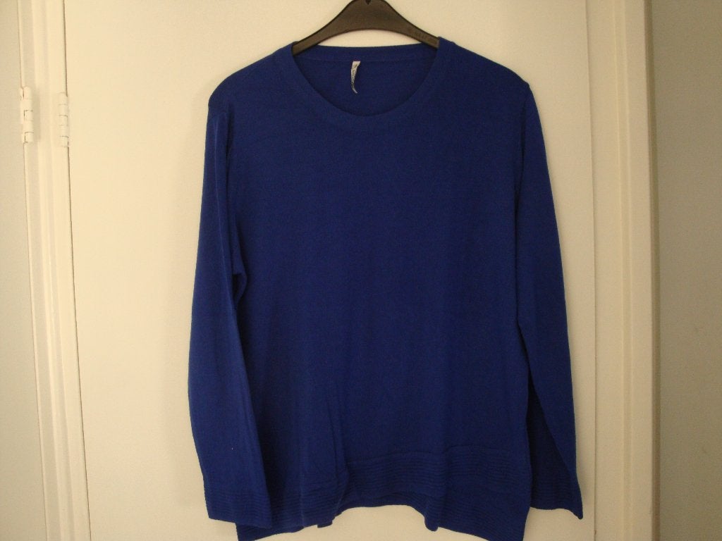 Konings ( kobalt ) blauwe ZOSO trui. Maat M., Maat 38/40 (M), Blauw, Ophalen of Verzenden, Zo goed als nieuw