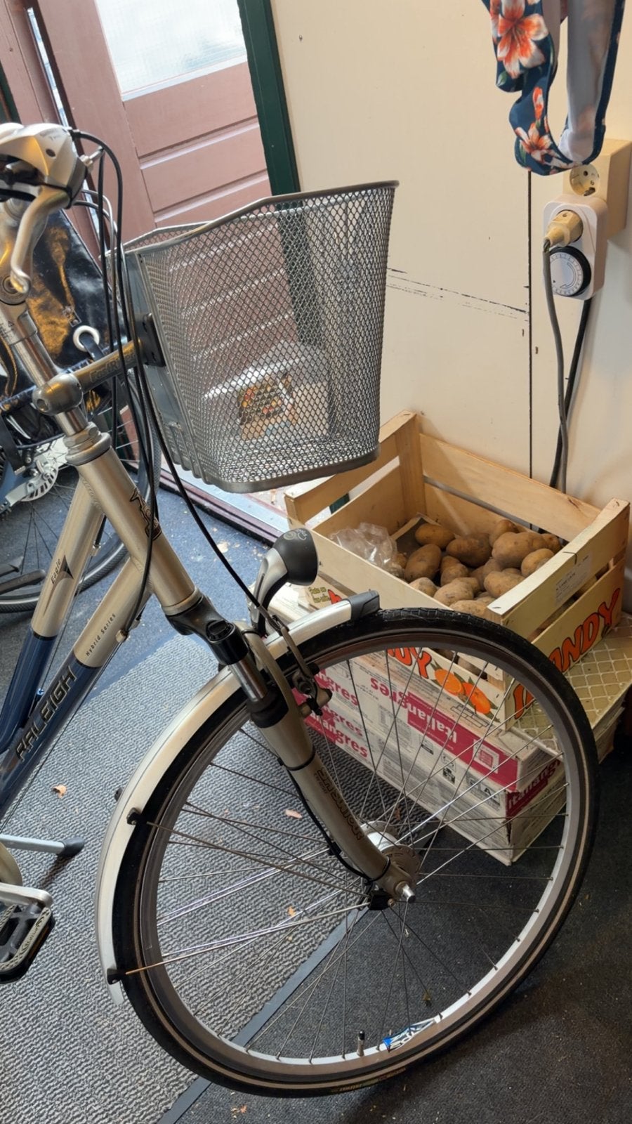 2x Raleigh Eagle Hybrid Series Damesfiets met Mand, Fietsen en Brommers, Fietsen | Dames | Damesfietsen, 53 tot 56 cm, Velgrem