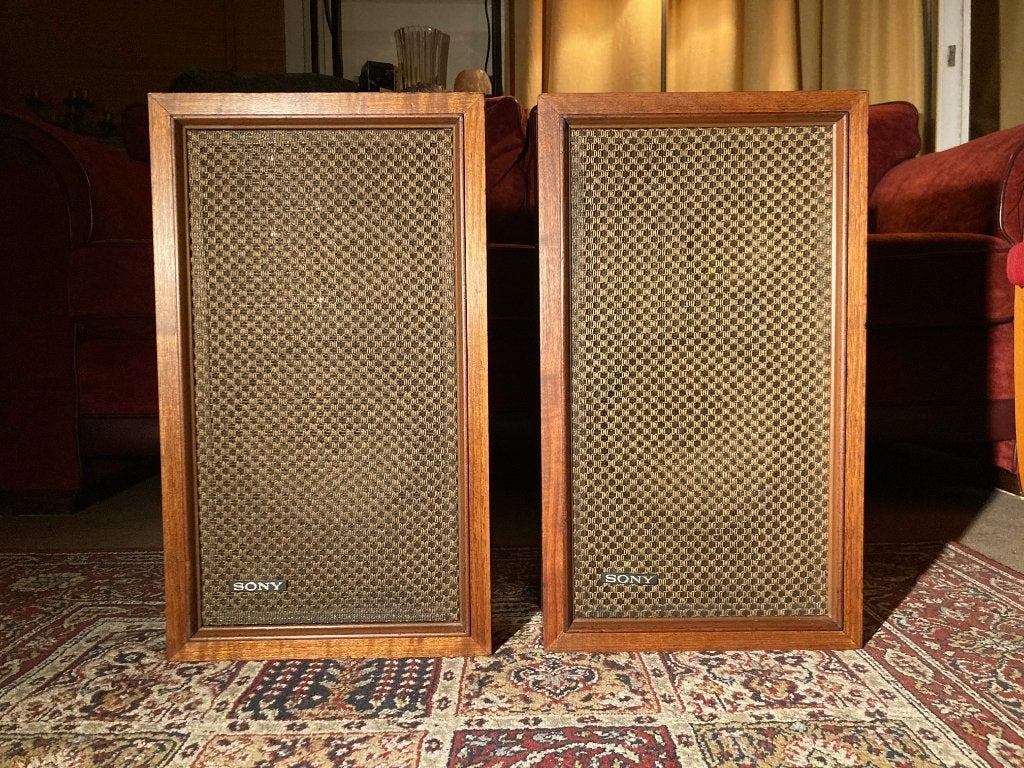 Sony vintage speakers 3 weg 8 Ohm, Ophalen, Gebruikt, Sony, Minder dan 60 watt