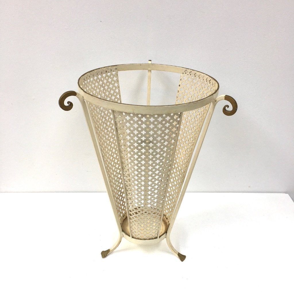 vintage paraplubak in de stijl van Mathieu Mategot, ca 1960, Ophalen of Verzenden, Gebruikt, Metaal