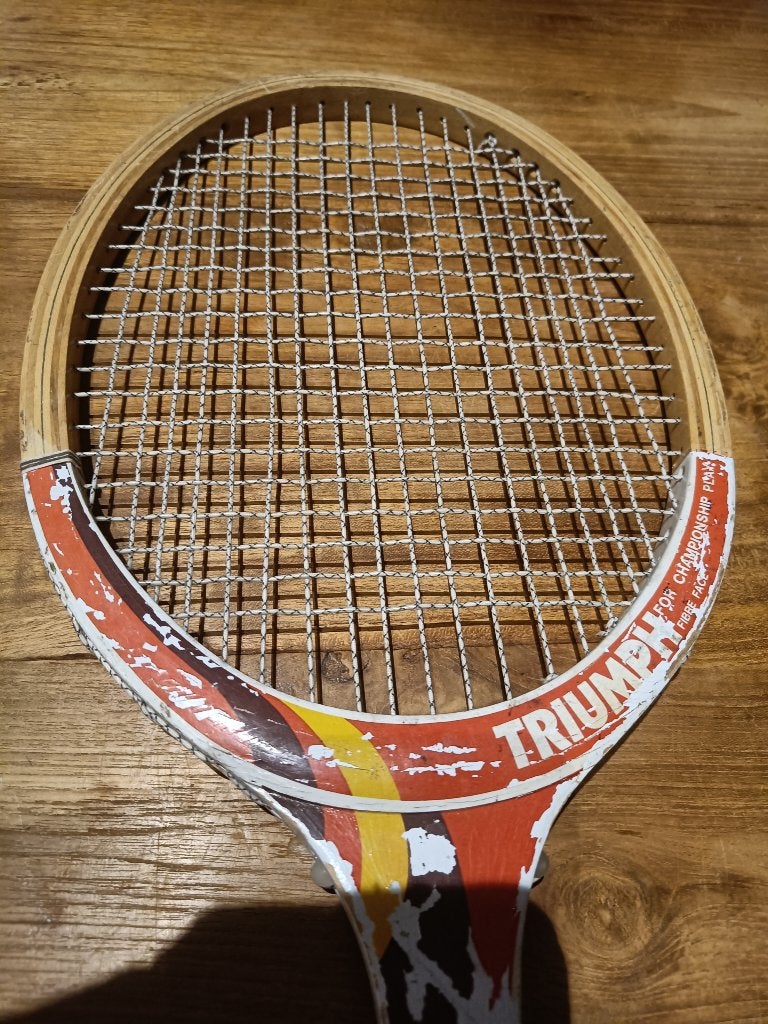 Vintage Tennis racket - Sondico Triumph, Overige merken, Gebruikt, Ophalen of Verzenden, Racket