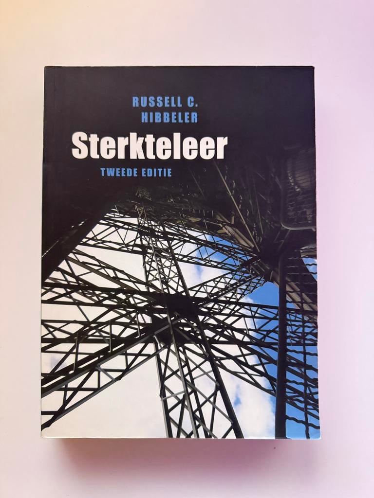 Sterkteleer - Tweede Editie - Russell C. Hibbeler, Boeken, Techniek, Ophalen of Verzenden, Zo goed als nieuw