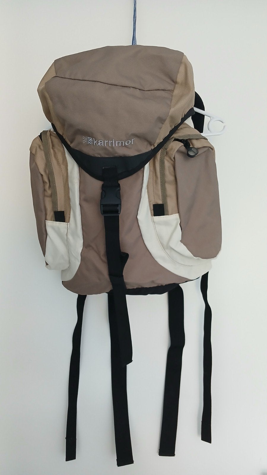Karrimor Reisrugtas - Kaki/Beige/Zwart (54x36x20cm), 40 cm of meer, Verzenden, Zo goed als nieuw, Overige merken