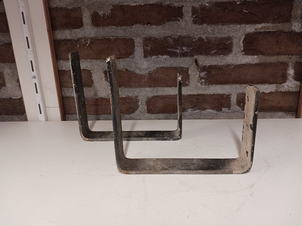 zwaar metalen ophangbeugels, Tuin en Terras, Ophalen, Minder dan 30 cm, Zo goed als nieuw, Metaal