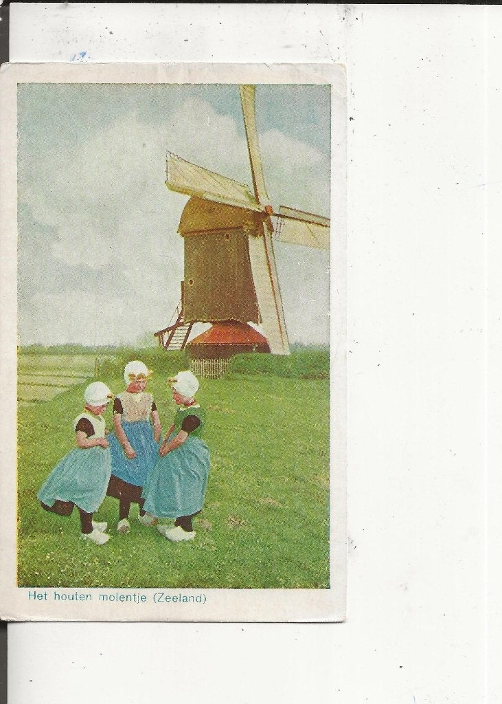 Walcheren het houten molentje, Ophalen of Verzenden, Ongelopen, Zeeland