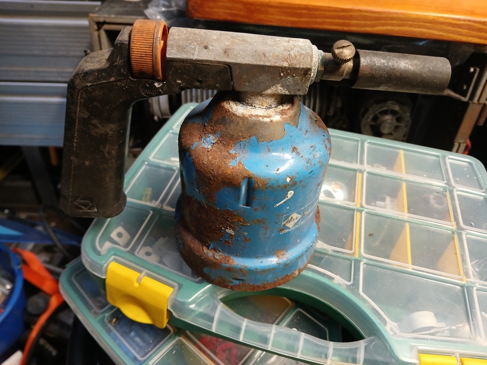 Oude gasbrander - Ideaal voor hobbyist of decoratie, Ophalen of Verzenden, Gebruikt, Overige typen, Overige merken