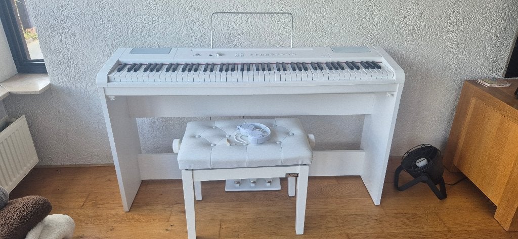 Digitale piano Fazley FSP-500-W, Ophalen, Wit, Digitaal, Zo goed als nieuw