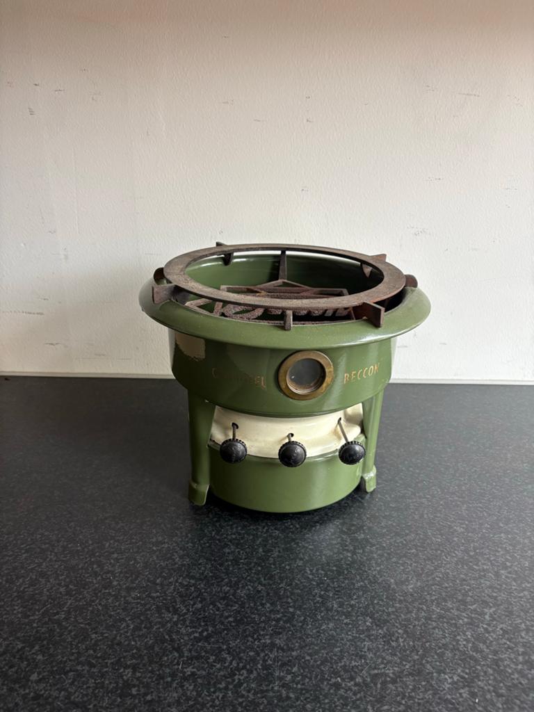 Vintage Reccom Petroleum Kooktoestel - Groen, Ophalen of Verzenden
