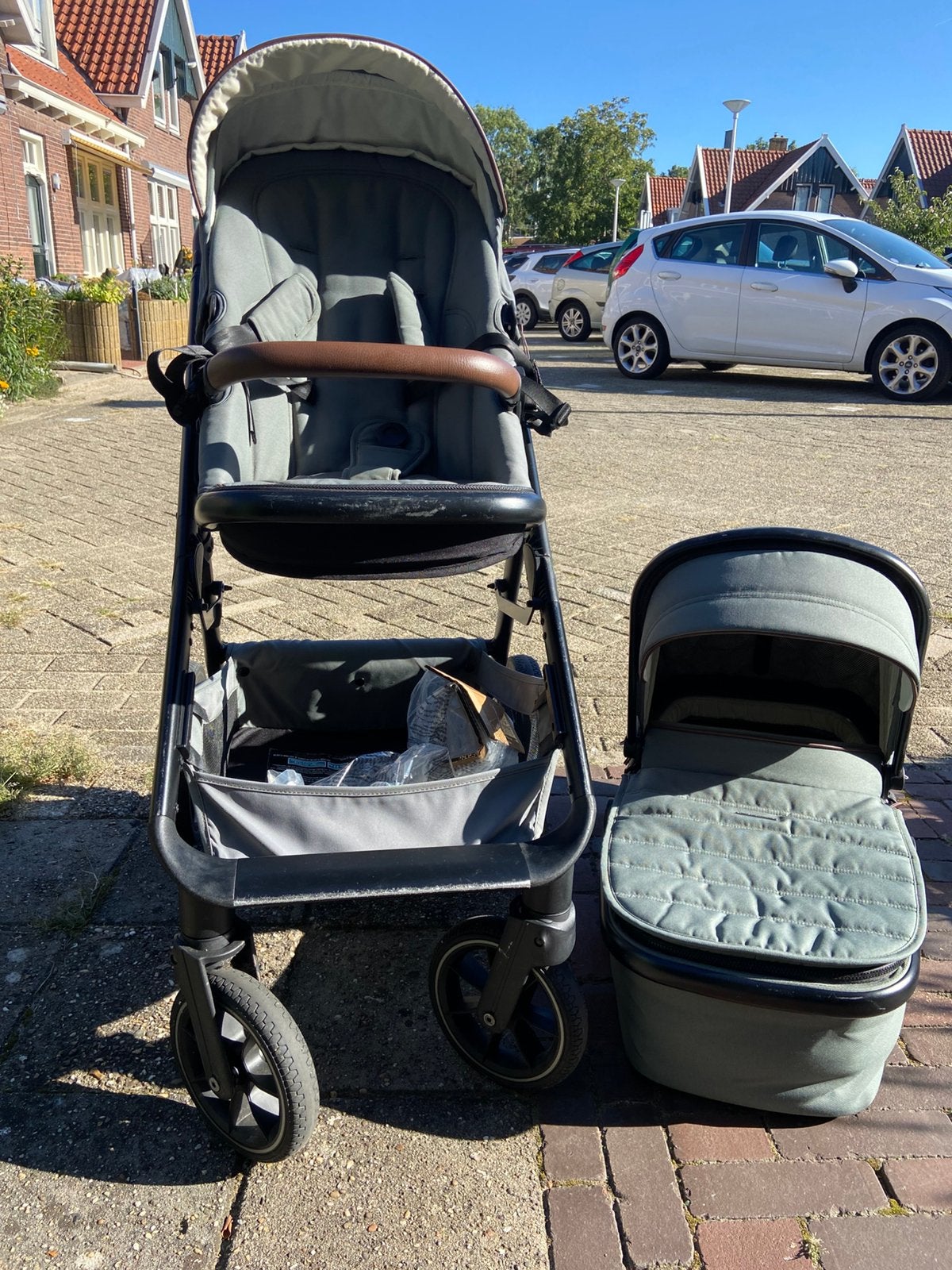 Qute Q-Journey Kinderwagen - Zwart / Groen