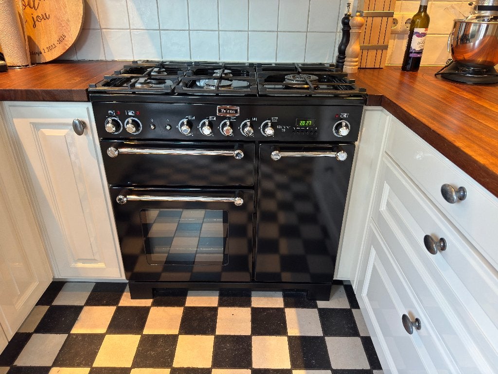 Fornuis Falcon kitchener 90, Witgoed en Apparatuur, Ophalen, Gebruikt, 60 cm of meer, Gas