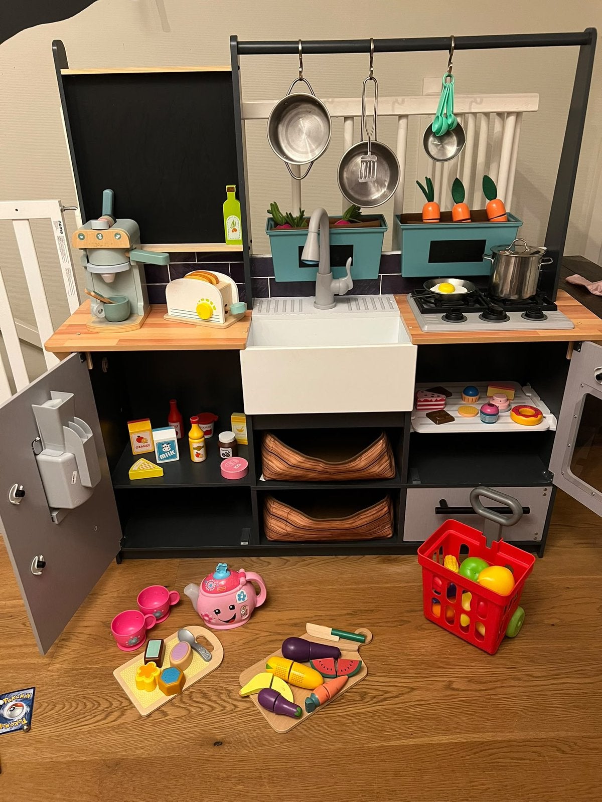 Kidkraft speelgoed keukentje zeer compleet, Ophalen, Gebruikt, Hout, Speelkeuken
