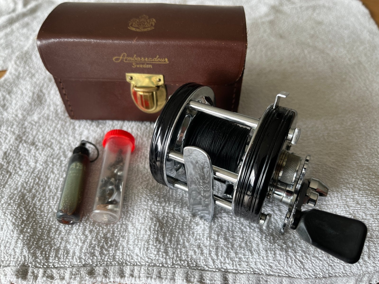 ABU Ambassadeur 5000 C reel, Watersport en Boten, Ophalen, Gebruikt, Molen