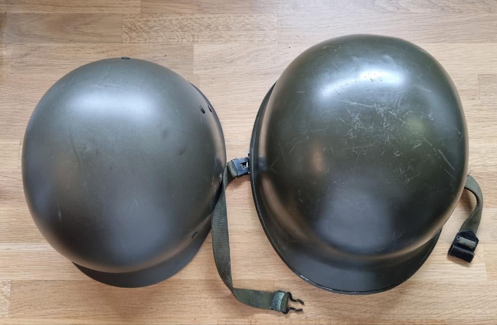 Nederlandse M53 helm, Ophalen of Verzenden, Landmacht, Nederland, Helm of Baret