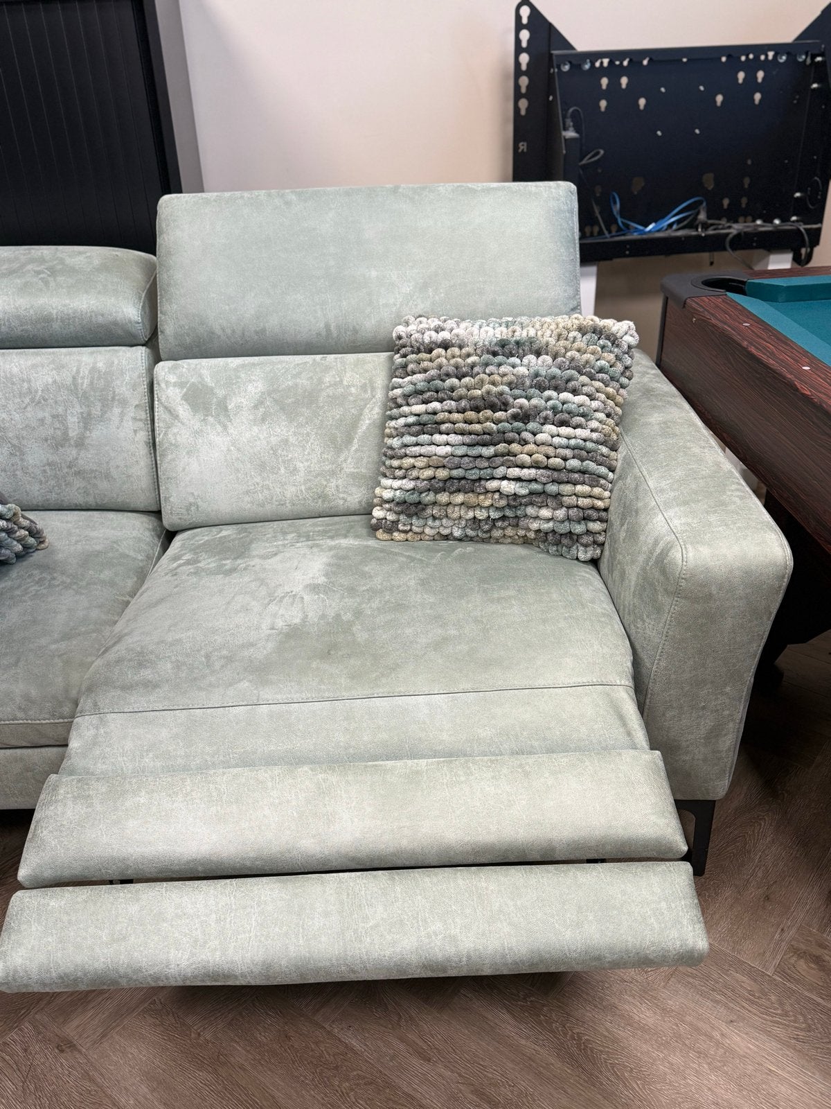 2/3-zits bank met 2 relax gedeeltes geïmpregneerd, Ophalen, 100 tot 125 cm, Tweepersoons, Zo goed als nieuw