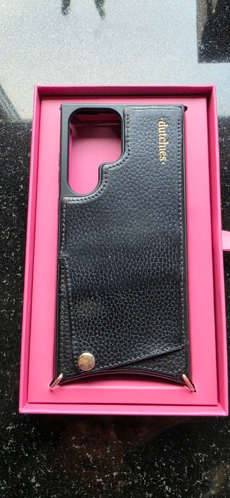 Telefoonhoesje Samsung Galaxy S23 Ultra (leer - Dutchies), Ophalen of Verzenden, Gebruikt
