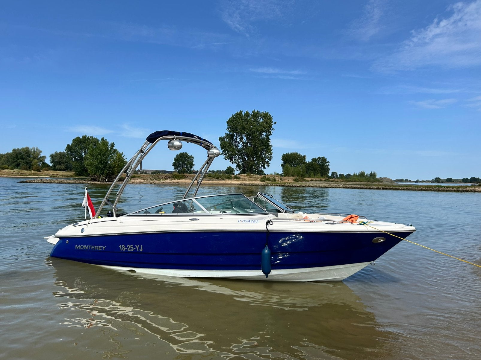 Monterey 214 5.7 V8  , incl trailer, Watersport en Boten, Speedboten, Overige merken, Gebruikt, Binnenboordmotor, Viertaktmotor
