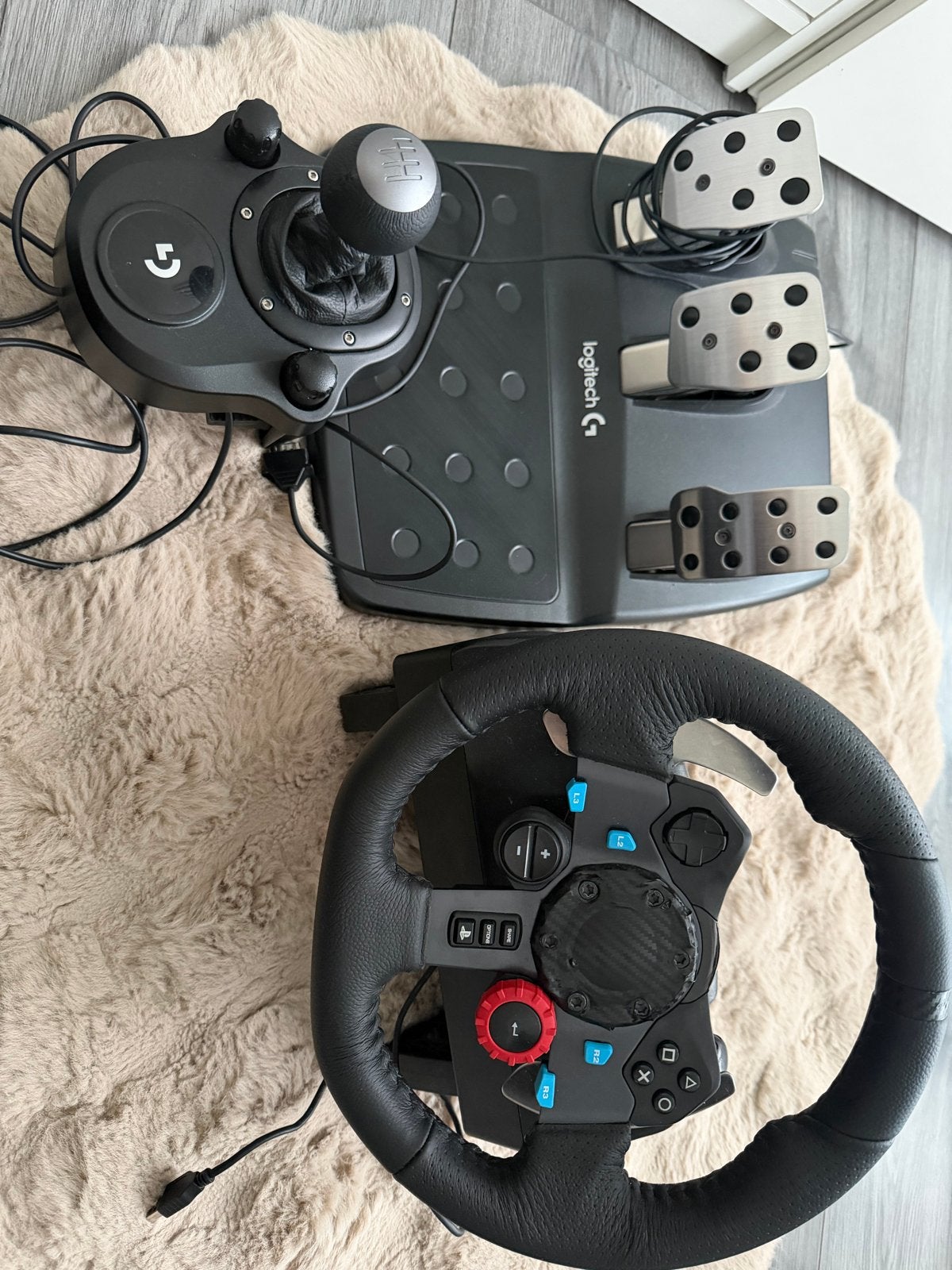 Logitech G29 racestuur met pedalen en shifter, Racestuur, Force feedback, Zo goed als nieuw, Logitech