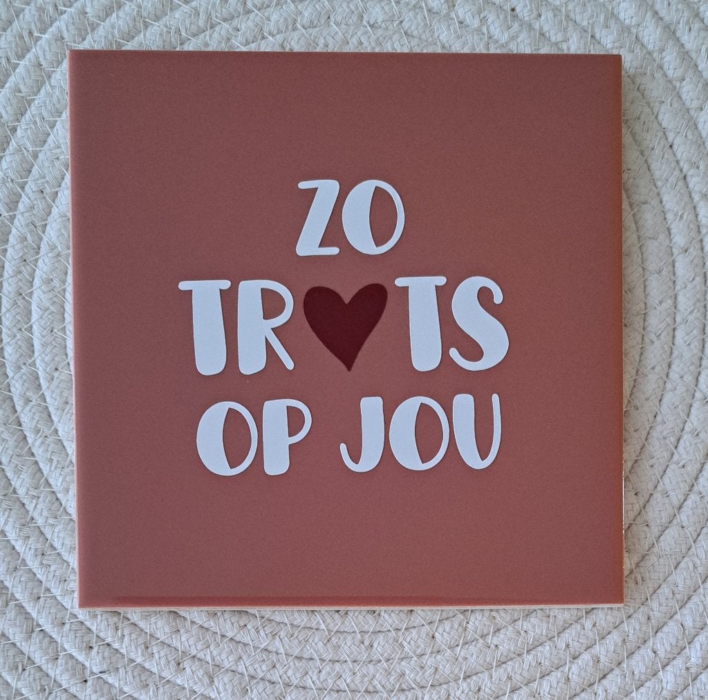 Tegeltjes met tekst voor € 5,-, Tegeltje, Ophalen of Verzenden, Nieuw, Steen/keramiek