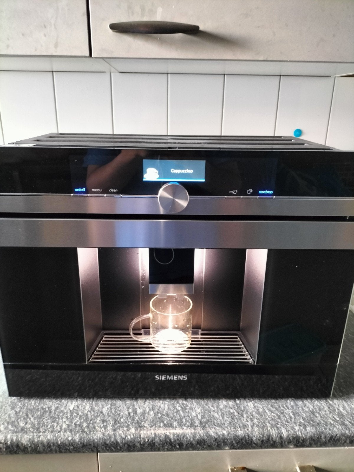 siemens koffiemachine inbouw, Ophalen of Verzenden, Zo goed als nieuw, Koffiemachine