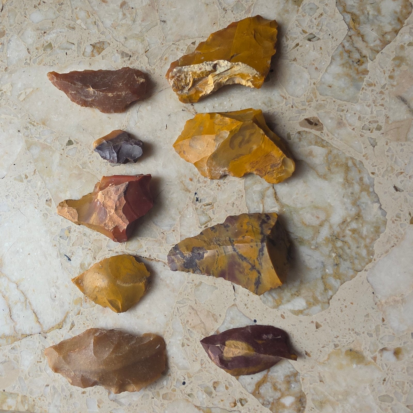 Fontmaure vuursteen werktuigen - Prehistorische vondsten, Ophalen of Verzenden, Overige typen