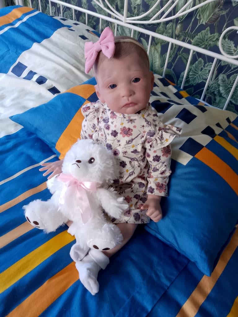 Prachtige reborn  super  mooi, Verzamelen, Poppen, Ophalen of Verzenden, Zo goed als nieuw, Pop