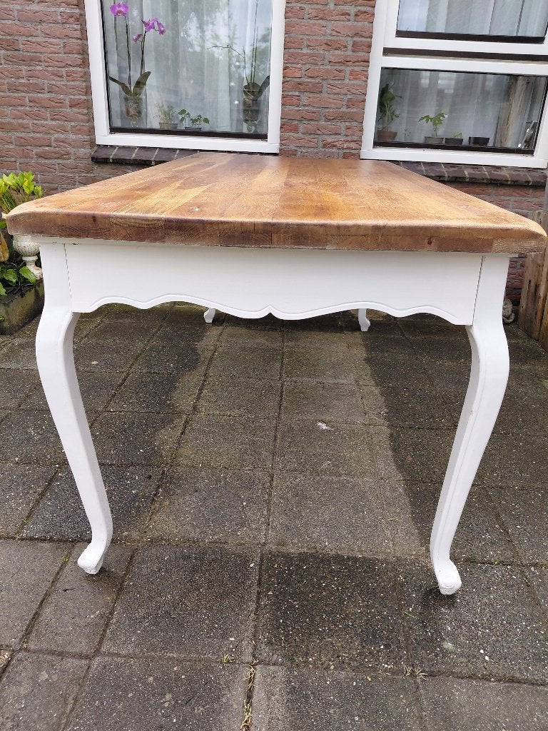 Eettafel, Ophalen, Gebruikt, Eikenhout, 50 tot 100 cm