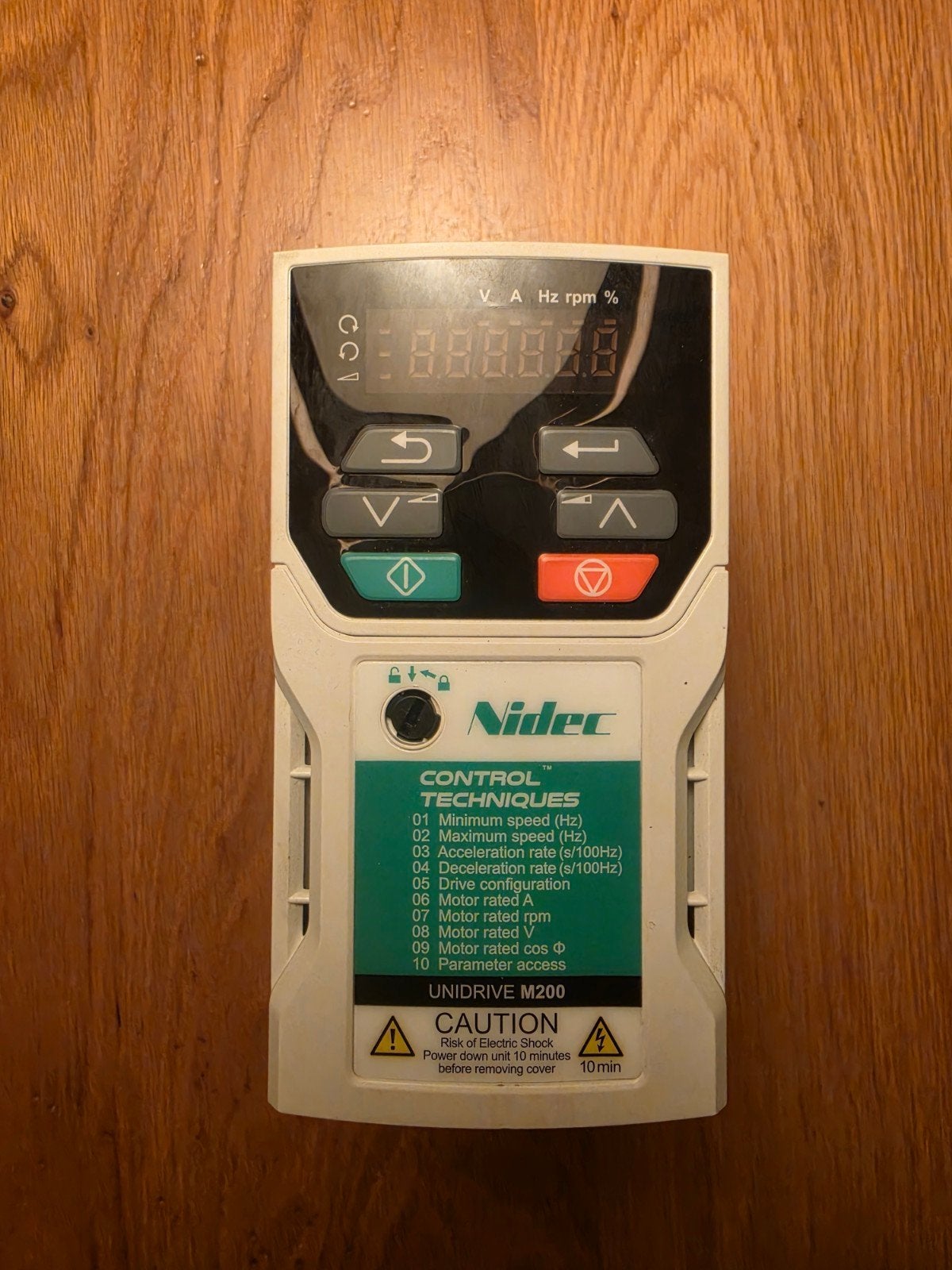 Control Techniques Nedic M200 frequentieregelaar 1 fase 0.37, Gebruikt, ., Control Techniques, Ophalen of Verzenden