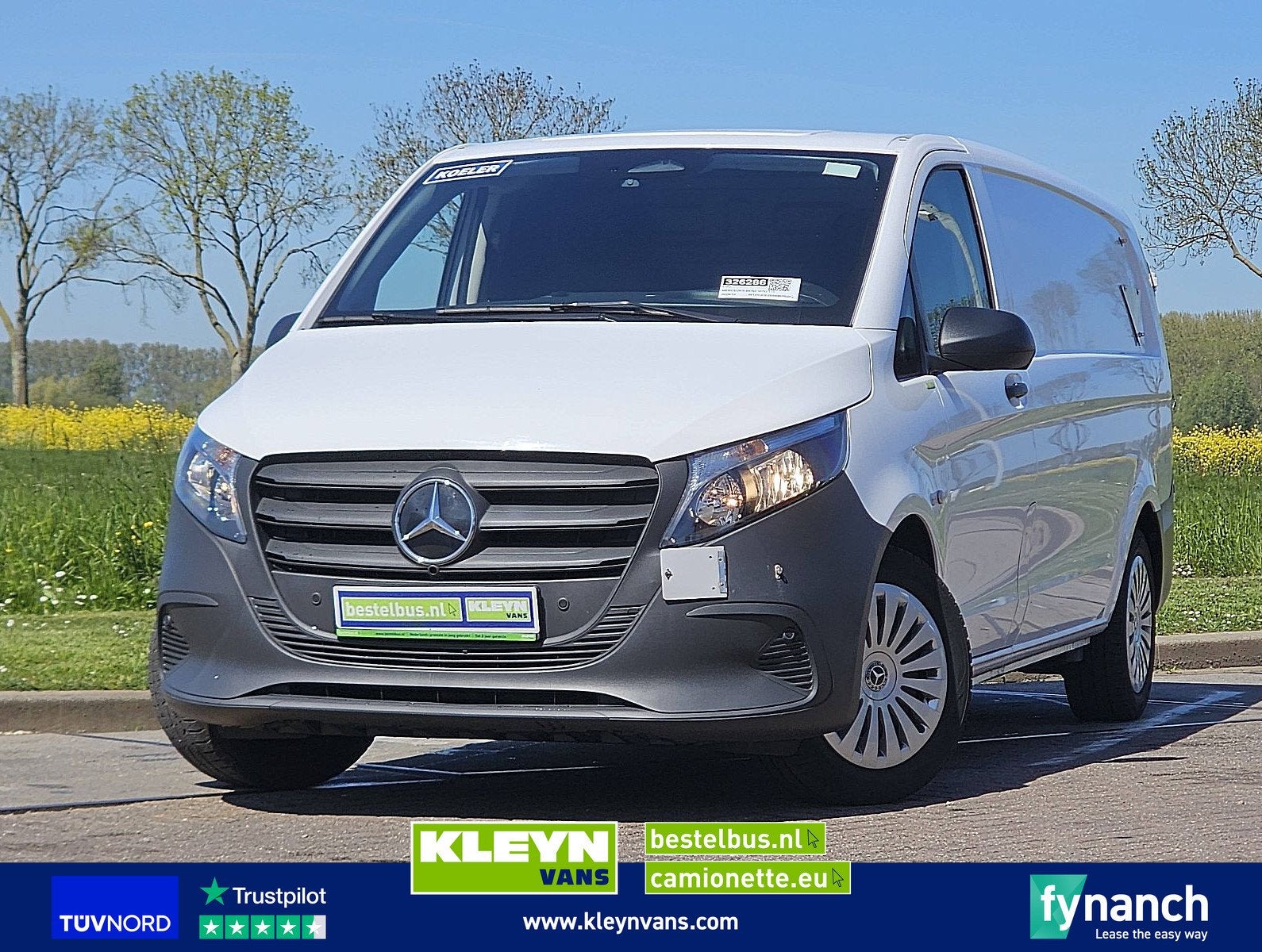 MERCEDES-BENZ VITO 110 veba box xl euro6, Traction-control, Gebruikt, Euro 6, Wit