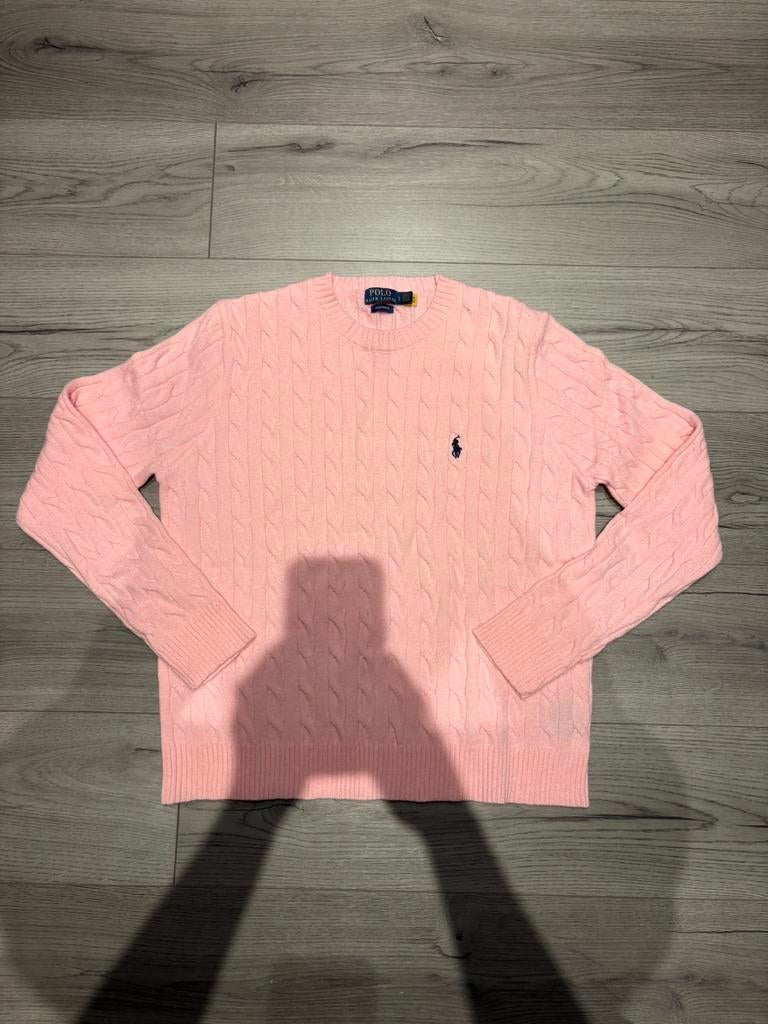 New Pink Ralph Lauren knitwear, Ophalen of Verzenden, Zo goed als nieuw, Maat 52/54 (L), Roze