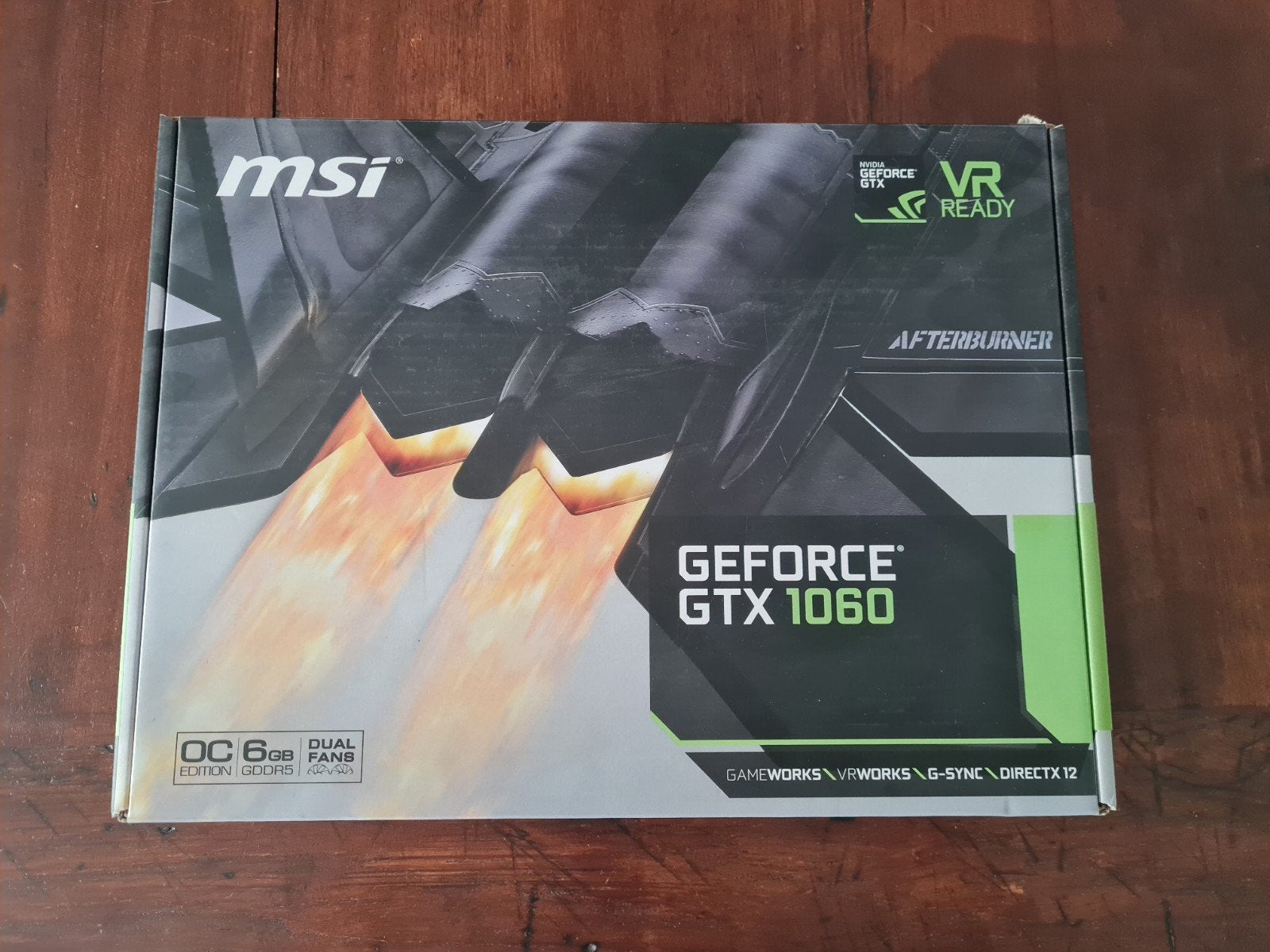 MSI GeForce GTX 1060 6GB OC Edition - Compleet in doos, Computers en Software, Ophalen of Verzenden, GDDR5, PCI, DVI