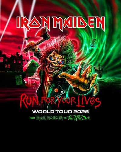 Iron maiden ticket 1 Staanplaats, Drie personen of meer, Juli, Hard Rock of Metal