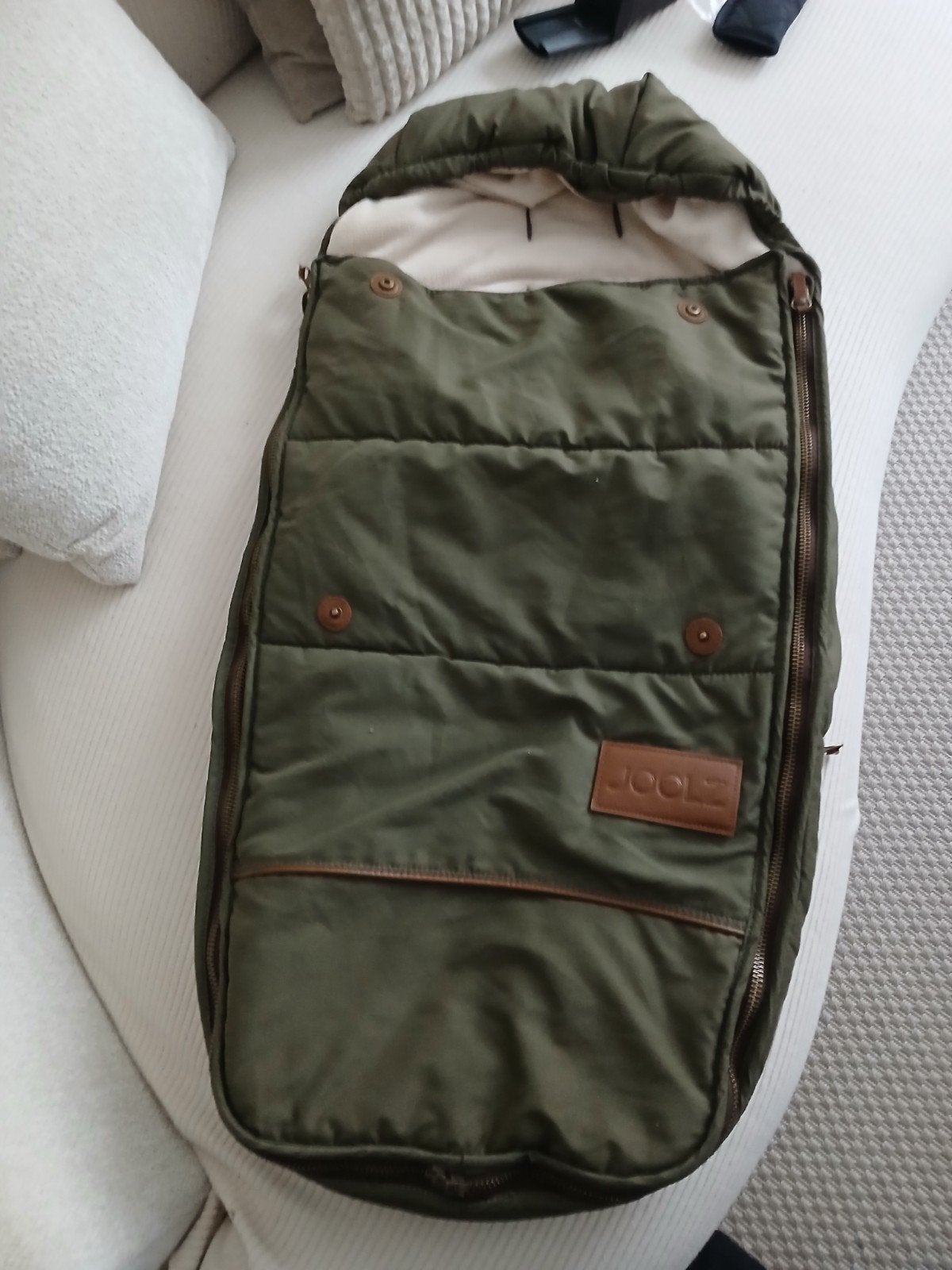 Joolz Kinderwagen met Groene Bekleding en Accessoires, Gebruikt, Ophalen of Verzenden, Met reiswieg, Kinderwagen