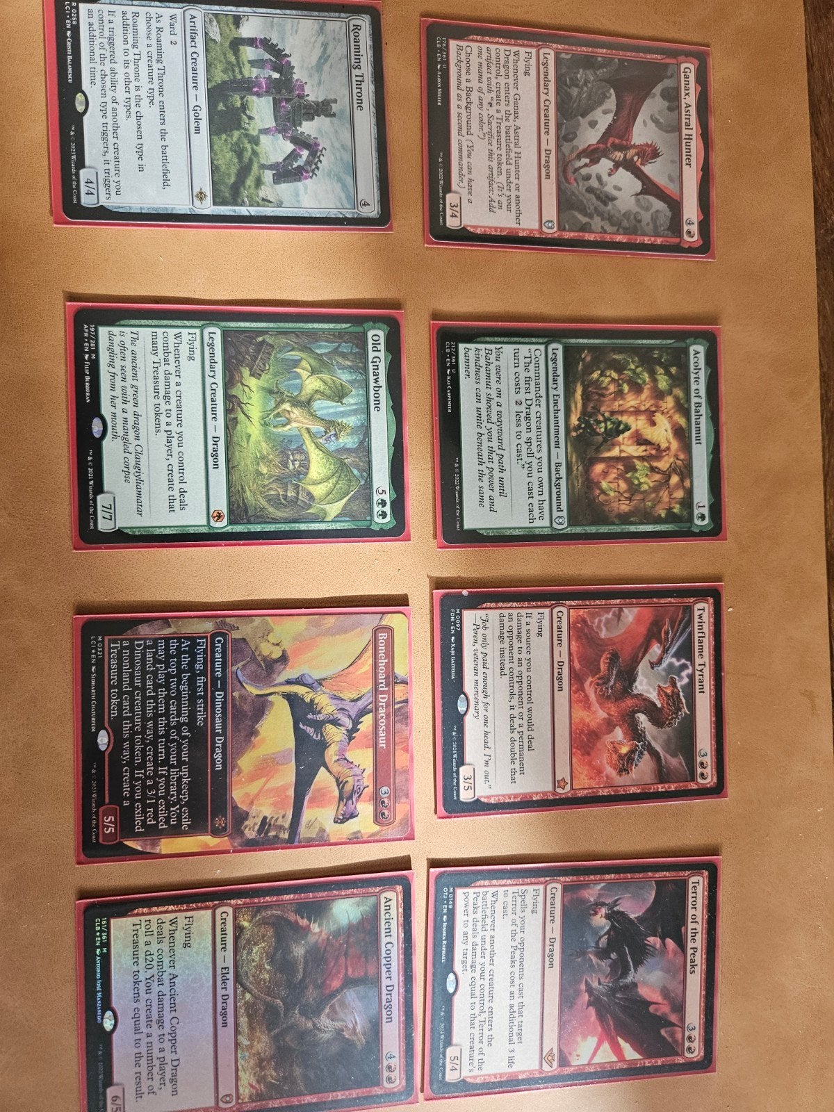 compleet dragon commander deck mtg met ancient copper dragon, Ophalen of Verzenden, Zo goed als nieuw, Speeldeck