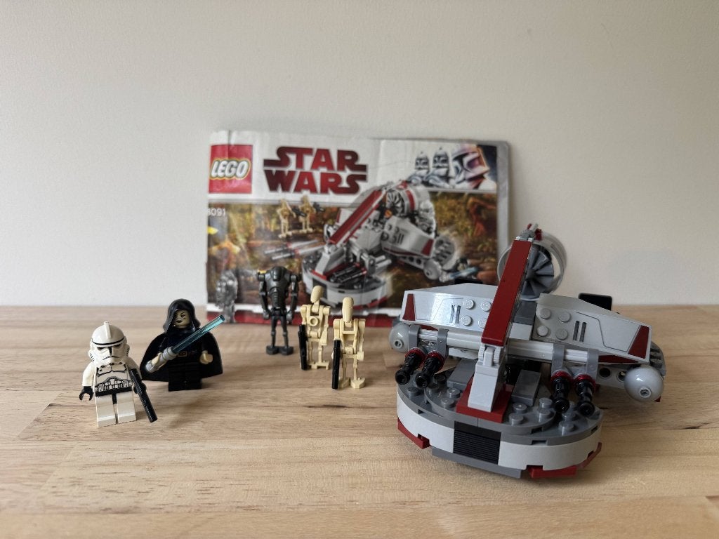 LEGO Star Wars - 8091 - Republic Swamp Speeder, Star Wars, Lego, Ophalen of Verzenden, Zo goed als nieuw