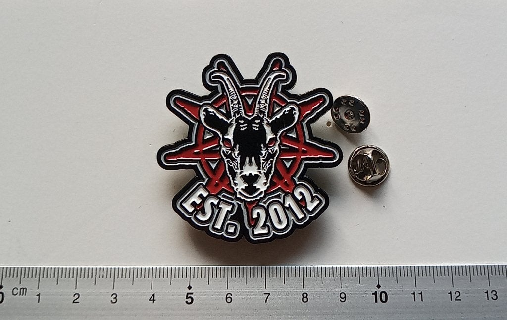 Slipknot zeer mooie shaped goat pin badge speld est 2012, Verzenden, Nieuw, Overige typen