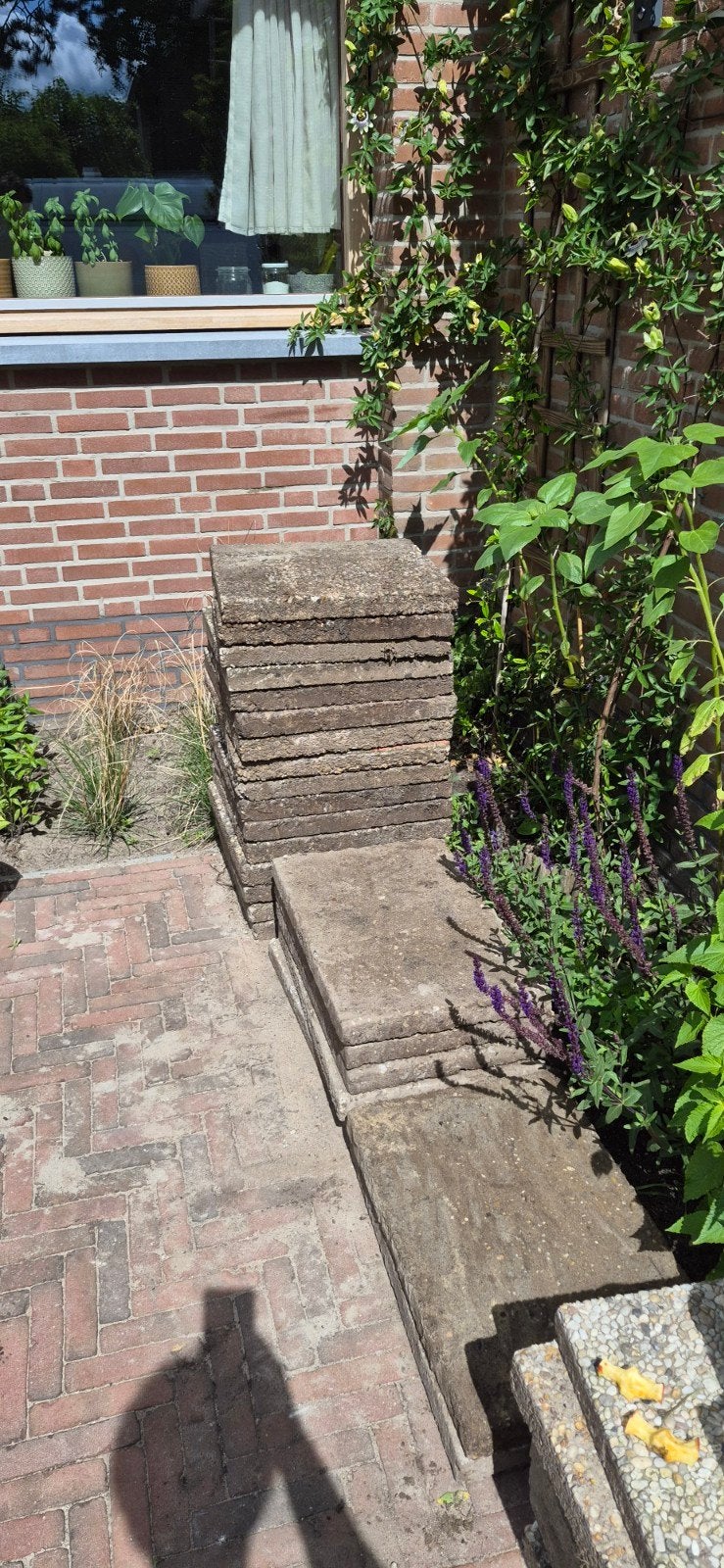 Gratis grindtegels, Ophalen