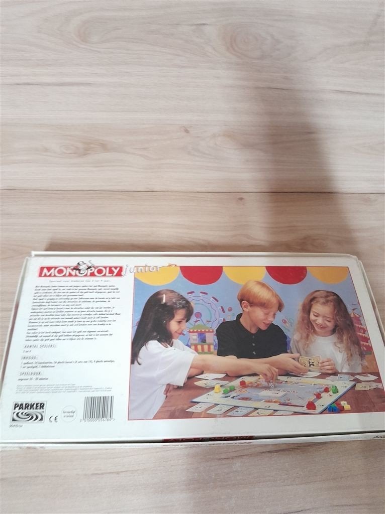 Monopoly Junior lange doos - parker - s5153, Verzenden, Zo goed als nieuw