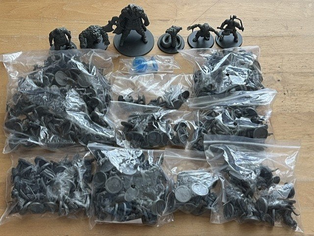 Heel veel onbeschilderde mini's voor D&D, Pathfinder, etc., Een of twee spelers, Ophalen of Verzenden, Nieuw, Wildspire