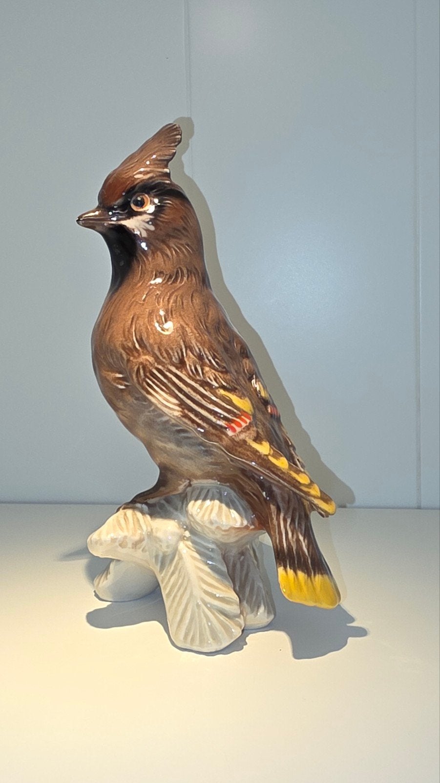 Goebel vogel porselein Cedar waxwing, Ophalen of Verzenden, Zo goed als nieuw, Dier