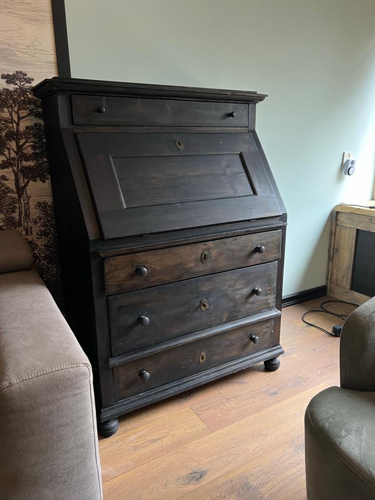 Antiek secretaire bureau met lades, Antiek en Kunst, Antiek | Meubels | Kasten, Ophalen