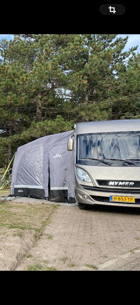 opblaastent camper, Caravans en Kamperen, Voortenten en Luifels, Ophalen of Verzenden, Zo goed als nieuw, Polyester, Overige merken