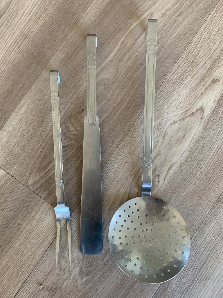 Te koop 3 onderdelen van een Gero lepelrek, Overige typen, Ophalen of Verzenden, Gebruikt