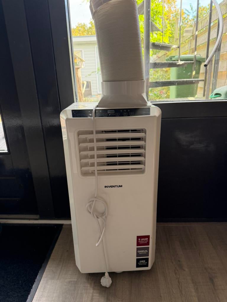 Inventum mobiele airco, Witgoed en Apparatuur, Airco's, Zo goed als nieuw, Mobiele airco, Minder dan 60 m³, 3 snelheden of meer