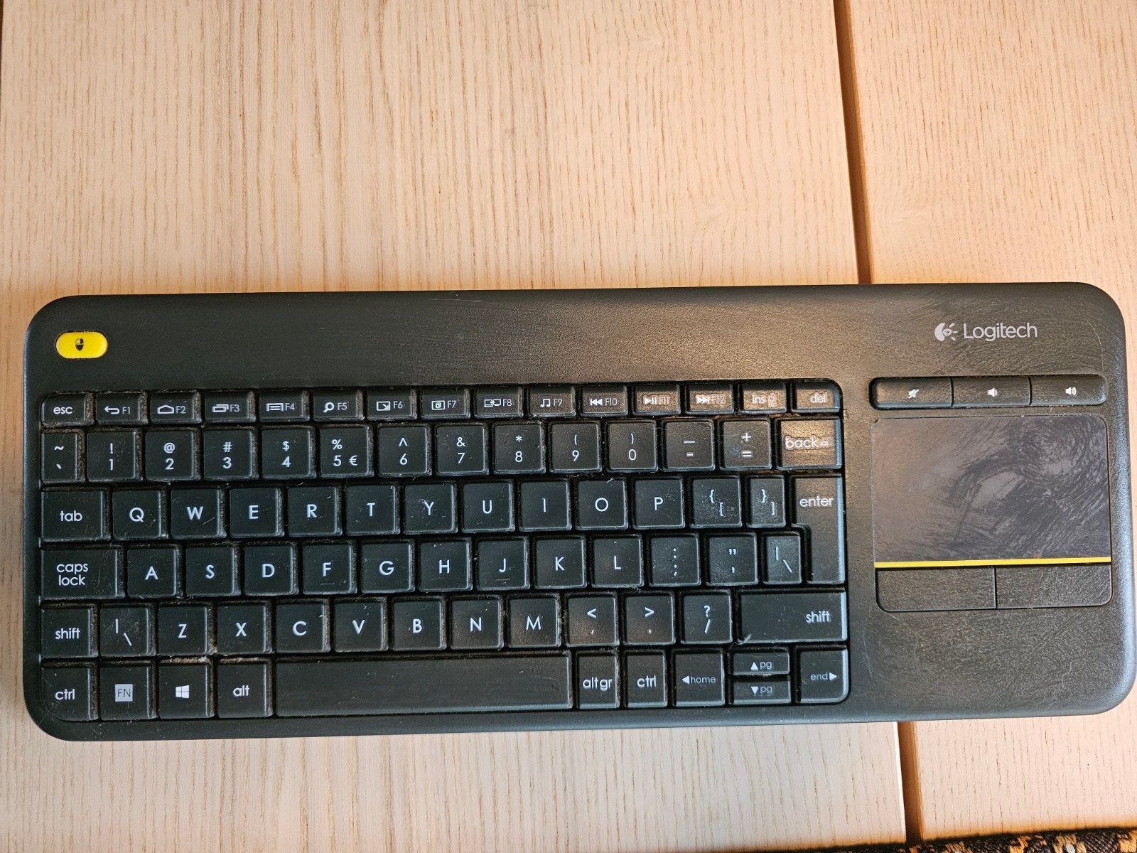 Logitech draadloos toetsenbord K400, Ophalen of Verzenden, Gebruikt, Draadloos, Logitech.