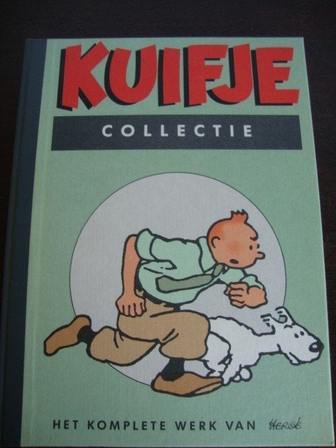 Kuifje  collectie lekturama 8 Italiaanse druk linnen cover, Eén stripboek, Ophalen of Verzenden, Zo goed als nieuw, Herge